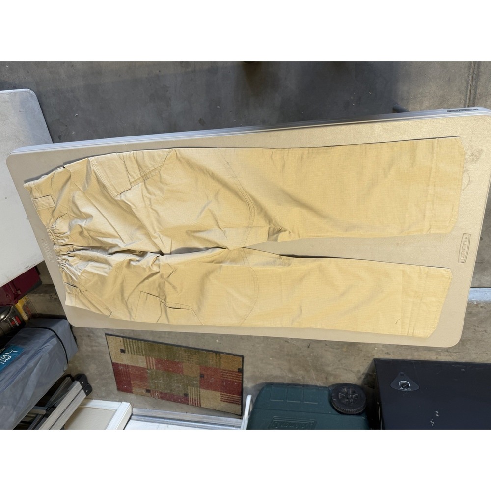 Men's Tactical Cargo Pants Khaki, Size XL